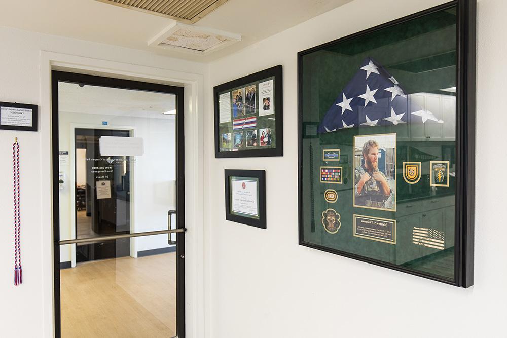 The Veterans Resource Center is named for Concordia Alum SSG Matthew Thompson.