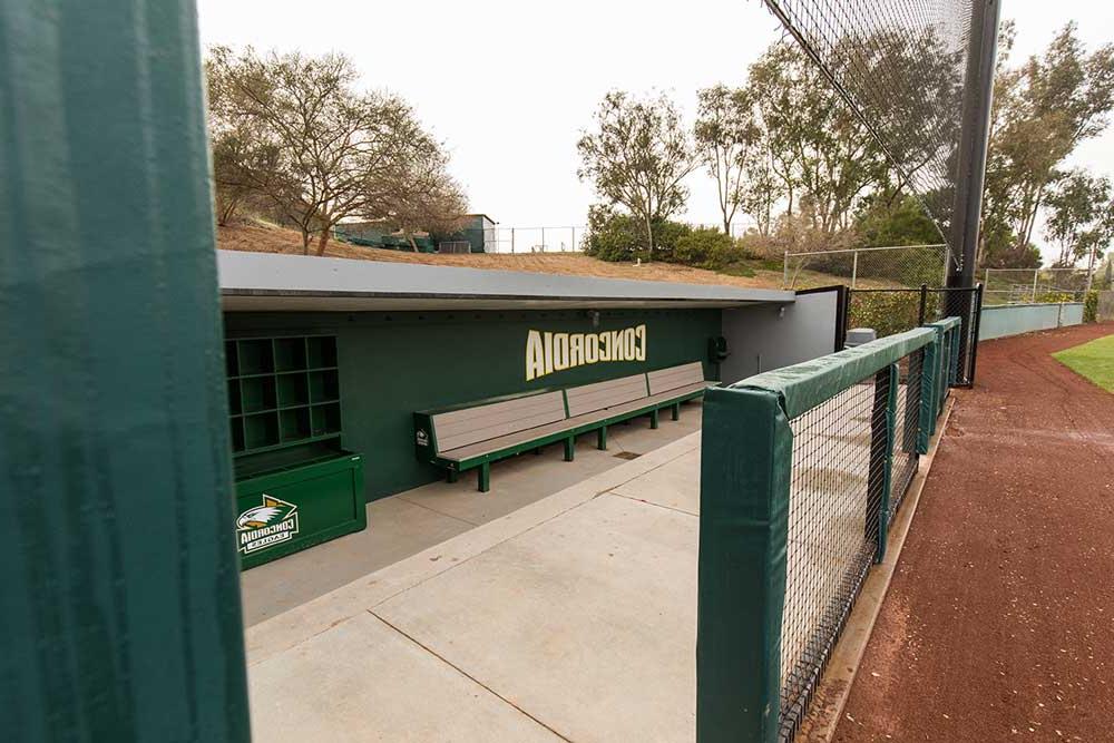 New dugouts for Concordia Eagles baseball players